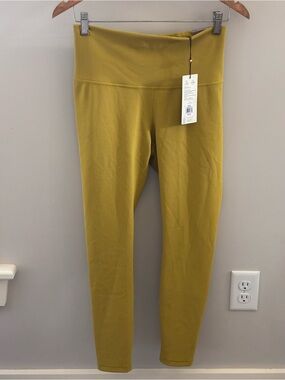 CALIA by Carrie Underwood Chartreuse Ribbed Active Leggings